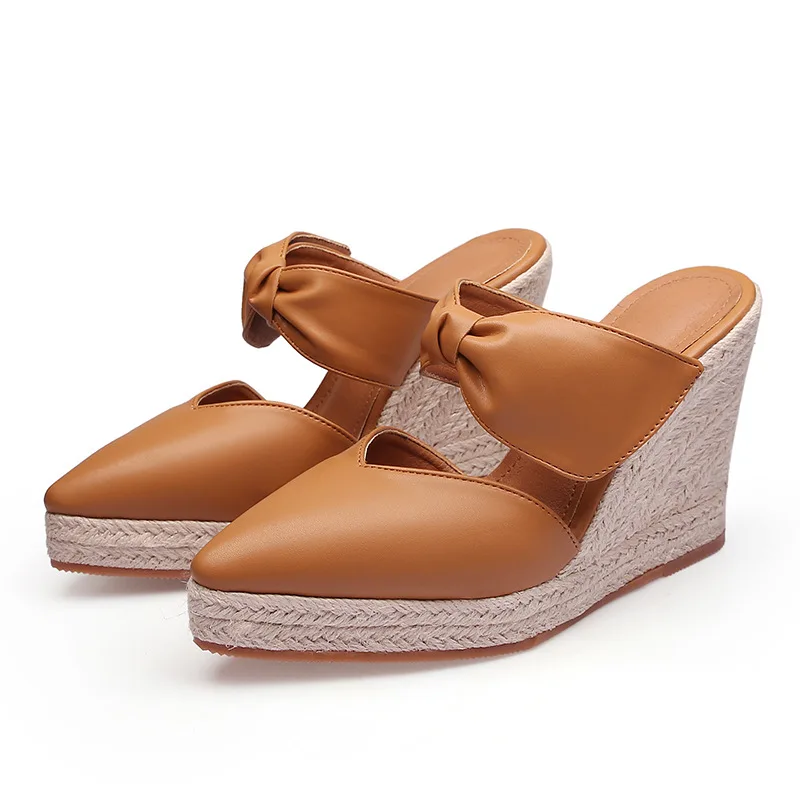 Wedge Espadrille Women - Женские босоножки на высоком каблуке, эспадрильи