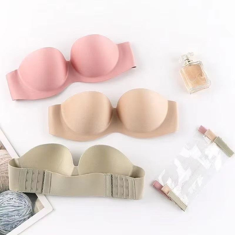 Bralette Triangle Set - Женский сексуальный бесшовный невидимый бюстгальтер-бралетт без
