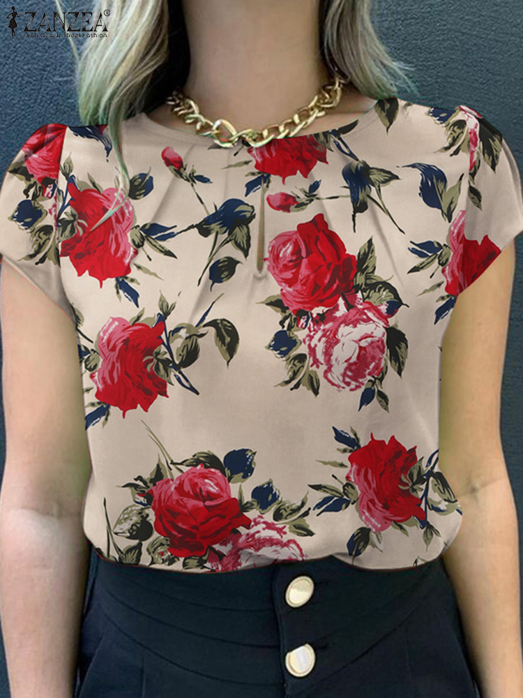 ZANZEA, летняя богемная блузка – обзор и цена Romper Floral Print